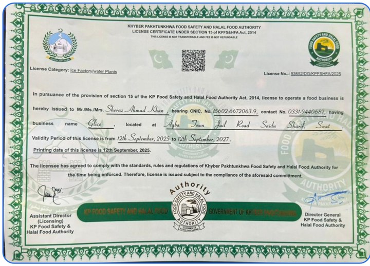 KP Food Safety & Halal Food Authority license
